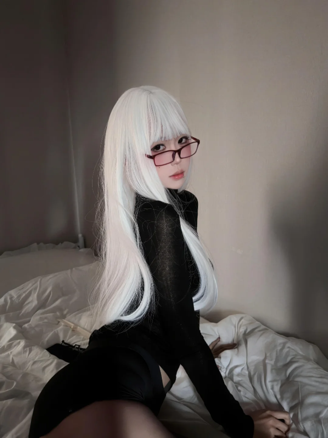 麻薯大王 - No.001 暗夜纯白 [52P-91MB] tg@simisebaisi 【丝足阁】006.webp